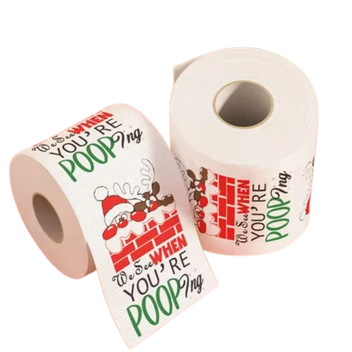 Papel higiênico natalino